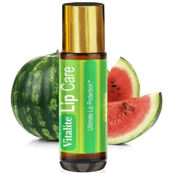 Lip Balm - Roller Ball, Original Lip Balm for Dry Cracked Lips, Women & Men, Lip Balm Gloss, Lip Moisturizer, Natural Lip Balm for Men, Lip Care Products for Lip Repair- Watermelon Lip Plum