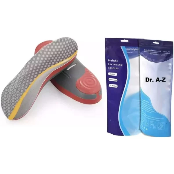 Dr A-Z Orthotic Shoe Inserts Arch Support, Insole Orthotics for Women, Men, Memory Foam Heel Spurs, Flat Feet Shoe Insert to Relieve Feet Fatigue, Plantar Fasciitis, Heel Pain, CF 440 Insoles