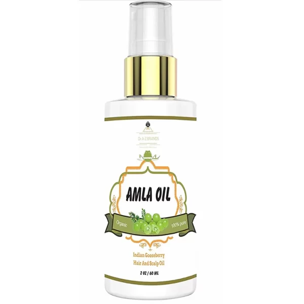 Amla Hair Oil - Indian Gooseberry Hair Oil , 100% Pure Organic Amla Fruit oil Hair & Scalp Oil